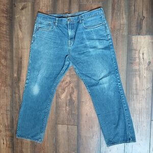 American Eagle Outfitters relaxed straight denim jeans mens 40x32 100% cotton